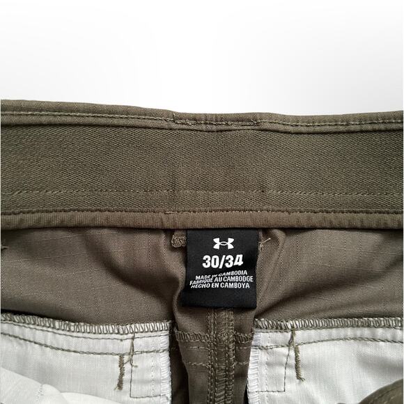 Under Armour Men's Tactical Elite Flat Front Pants Green 30x34 NWT 1379201-390 - Picture 6 of 8